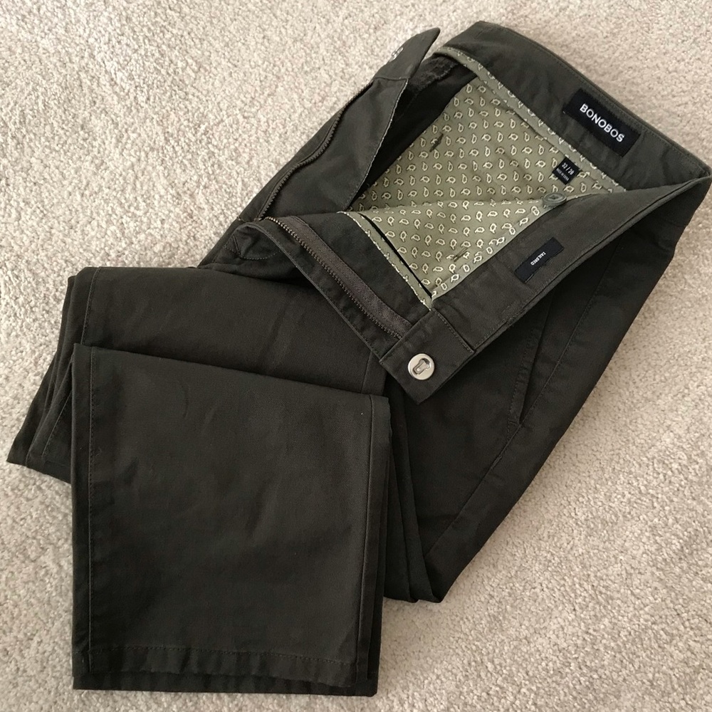 New Bonobos pants Tailored 32 28 Stretch chinos
